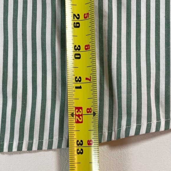 Abercrombie & Fitch Green and White Striped Shirt Women’s Dress - XS - Picture 12 of 13